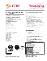 Предварительный просмотр 1 страницы CDN BT482 Quick Start Manual