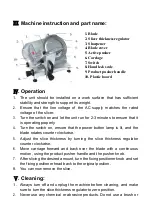 Предварительный просмотр 4 страницы CDN HBS-195JS Operating Manual