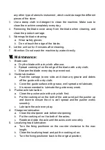 Предварительный просмотр 5 страницы CDN HBS-195JS Operating Manual