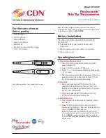 CDN ProAccurate DTT450-P Quick Manual preview