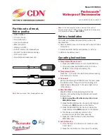 Preview for 1 page of CDN ProAccurate DTW450L Installation And Operating Instructions