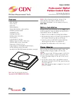 CDN ProAccurate SD5502 Manual preview