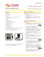 Preview for 1 page of CDN PTIA User Manual