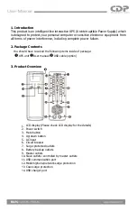 Предварительный просмотр 5 страницы CDP BA-PC 1200AX User Manual