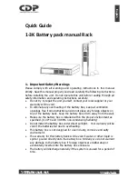 Preview for 3 page of CDP UPO-11-3RT User Manual