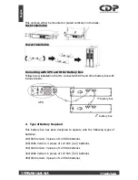 Preview for 6 page of CDP UPO-11-3RT User Manual