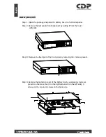 Preview for 10 page of CDP UPO-11-3RT User Manual