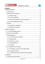 Предварительный просмотр 3 страницы CDR FOODLABFAT Operator'S Manual