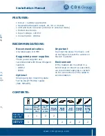 Preview for 3 page of CDV Group DGLP WLC Installation Manual