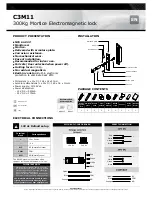 Предварительный просмотр 1 страницы CDVI C3M11 Manual