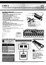 Preview for 2 page of CDVI C3S11 Installation