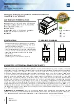 Предварительный просмотр 2 страницы CDVI CA1R Installation Manual