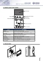 Preview for 3 page of CDVI CDV-471IP Manual