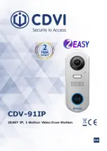 Preview for 1 page of CDVI CDV-91IP Manual