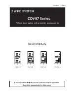 Preview for 1 page of CDVI CDV17-97A User Manual