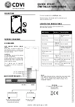 Предварительный просмотр 2 страницы CDVI DESFire EV2 Quick Start Installation Manual