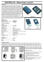 Preview for 1 page of CDVI DIGITAG-LR Quick Start Manual