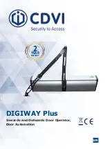 Preview for 1 page of CDVI DIGIWAY PLUS Manual