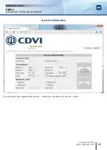 Предварительный просмотр 13 страницы CDVI ERMU Manual