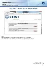 Предварительный просмотр 17 страницы CDVI ERMU Manual