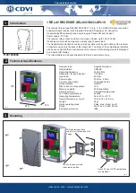 CDVI ERONE SEL2641R433-XPL1V Quick Start Manual предпросмотр