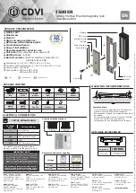 Preview for 1 page of CDVI I500ER Manual