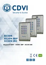 Предварительный просмотр 1 страницы CDVI KCIEN Manual