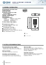 Предварительный просмотр 2 страницы CDVI KCIEN Manual