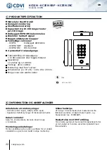 Предварительный просмотр 22 страницы CDVI KCIEN Manual