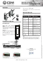 Предварительный просмотр 2 страницы CDVI KRYPTO K2I Quick Start