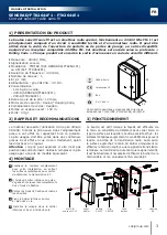 Preview for 3 page of CDVI SENSRAD Installation Manual