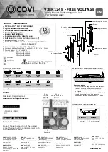 Preview for 1 page of CDVI V3ER1248 Quick Start Manual