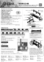 Preview for 3 page of CDVI V3SR1248 Quick Start Manual