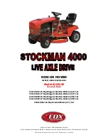 Preview for 1 page of CDX STOCKMAN 4000 A16314E Owner'S/Operator'S Manual