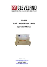 CE CLEVELAND CE-225 Operation Manual preview