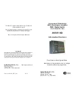 CE Labs AV501 HD Brochure preview