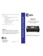 Предварительный просмотр 1 страницы CE Labs DCB101 Instruction Manual