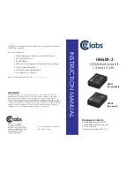 CE Labs HM6EK-3 Instruction Manual preview