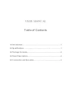 Preview for 1 page of CE-Link HSS0402A User Manual