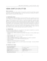 Preview for 2 page of CE-Link HSS0402A User Manual