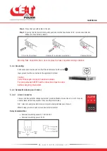 Preview for 16 page of CE+T Power e-one 10 - 48/230 User Manual