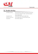 Preview for 23 page of CE+T Power e-one 10 - 48/230 User Manual