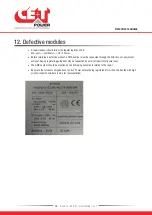 Preview for 25 page of CE+T Power e-one 10 - 48/230 User Manual