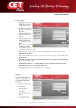 Предварительный просмотр 31 страницы CE+T Power T2S-ETH User Manual