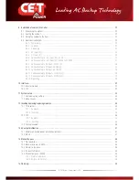 Preview for 3 page of CE+T Power TSI Bravo User Manual