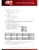 Preview for 31 page of CE+T Power TSI Bravo User Manual