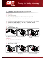 Preview for 35 page of CE+T Power TSI Bravo User Manual