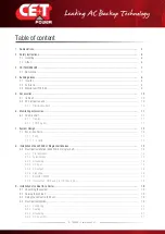 Preview for 2 page of CE+T Power TSI VEDA User Manual