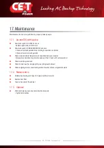 Preview for 37 page of CE+T Power TSI VEDA User Manual