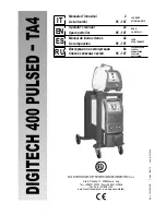 Предварительный просмотр 1 страницы CEA DIGITECH 400 PULSED Operator'S Manual